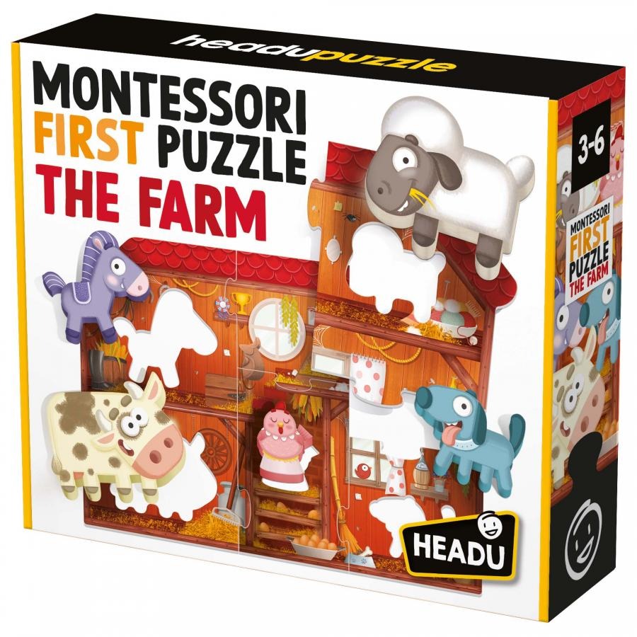 HEADU MONTESSORI FIRST PUZZLE THE FARM