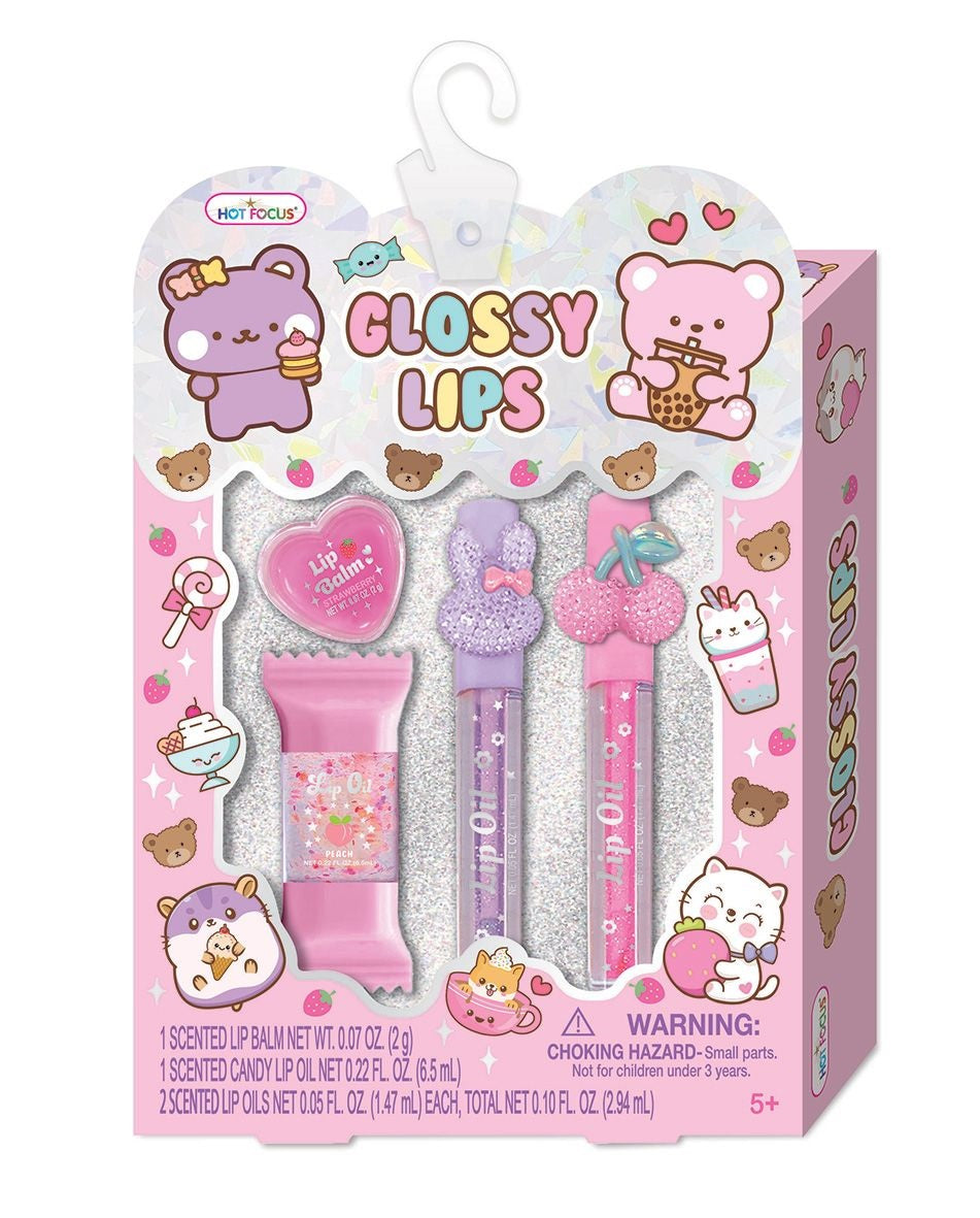 Hot Focus Glossy Lips Scented Kit - Wild Willy