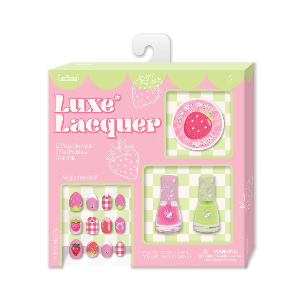 Hot Focus Luxe Lacquer Nail Art Kit - Wild Willy