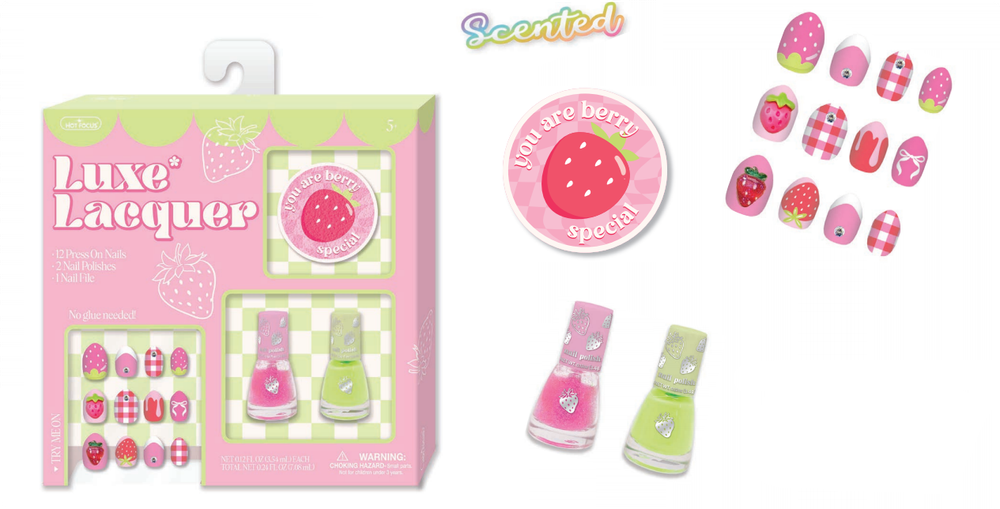 Hot Focus Luxe Lacquer Nail Art Kit - Wild Willy