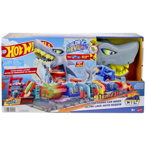Hot Wheels Ultra Shark Car Wash Color Reveal - Wild Willy