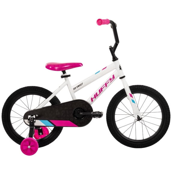 Huffy So Sweet White & Pink 16 Inch Bicycle