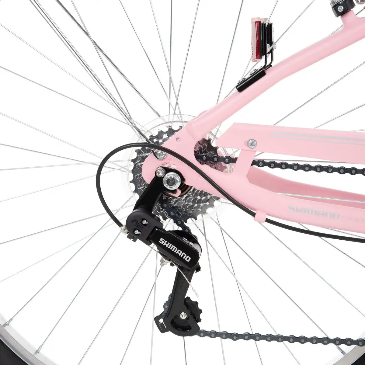 Huffy 27.5-Inch Sienna Pink Girls Bike with Shimano Gear - Wild Willy
