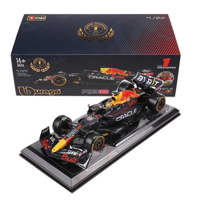 Bburago Red Bull F1 RB18 2022 #1 Max Verstappen - Hard Case 1:24 - Wild Willy