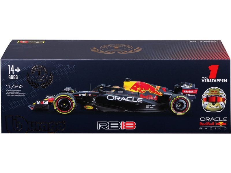 Bburago Red Bull F1 RB18 2022 #1 Max Verstappen - Hard Case 1:24 - Wild Willy