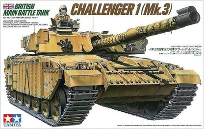 Tamiya 1/35 Military Miniature Series No.154 - BRITISH MAIN BATTLE TANK CHALLENGER 1 (Mk.3) - Wild Willy