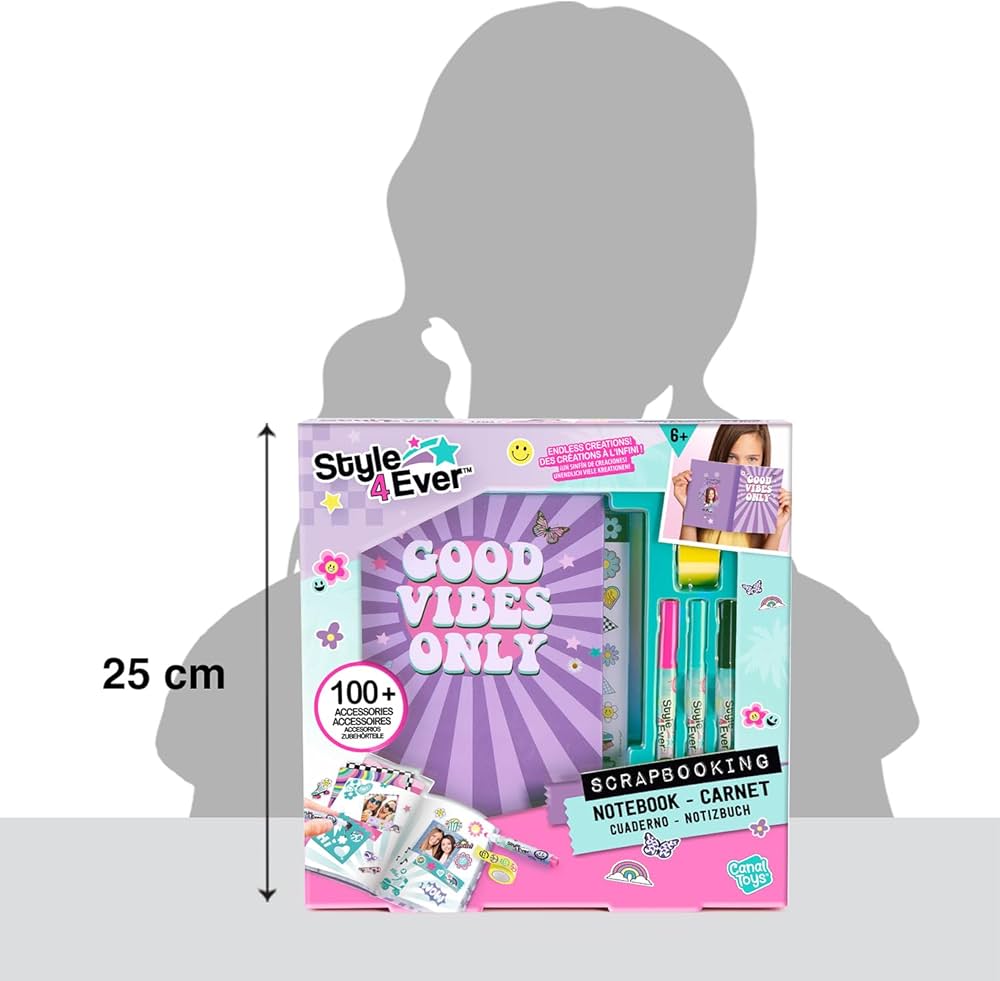 Canal Toys Style 4 Ever Scrabooking Notebook 100+ Accessories - Wild Willy