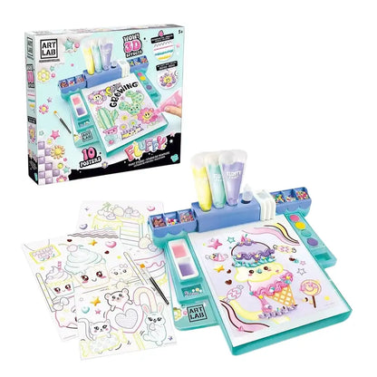 Canal Toys Art Lab Fluffy Paint Studio with 3D Effects - Wild Willy