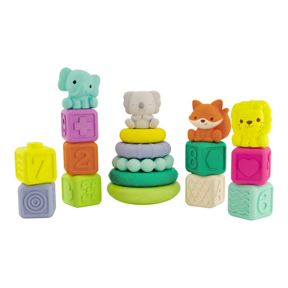 INFANTINO Super Soft Stackables Activity Playset
