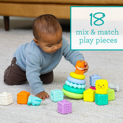 INFANTINO Super Soft Stackables Activity Playset
