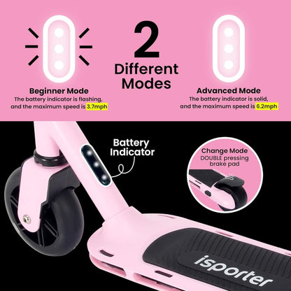 ISPORTER G2 Electric Scooter Pink - Wild Willy
