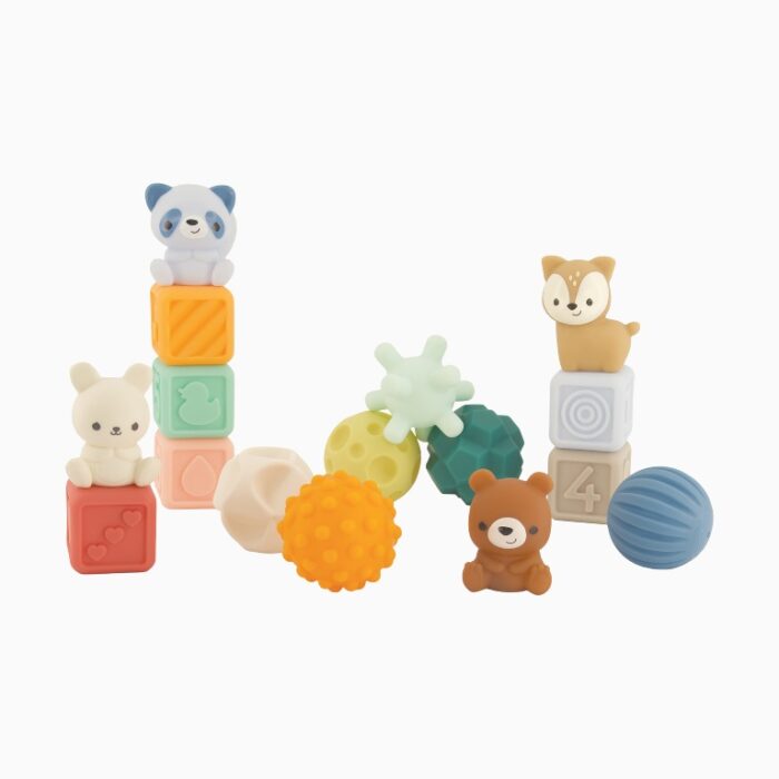 Infantino Infant Balls, Blocks, & Buddies Activity Toy Set