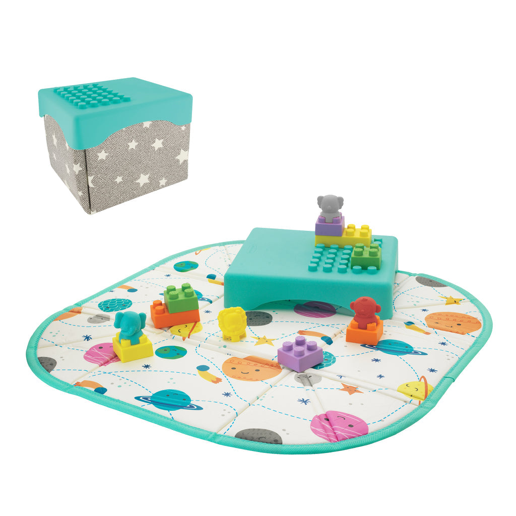 Infantino Super Soft Building Blocks & Play Mat