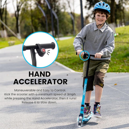 Isporter G2 Electric Scooter Blue - Wild Willy