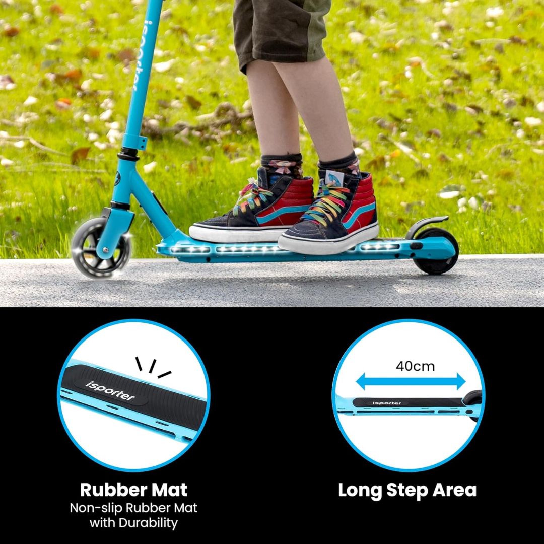 Isporter G2 Electric Scooter Blue - Wild Willy