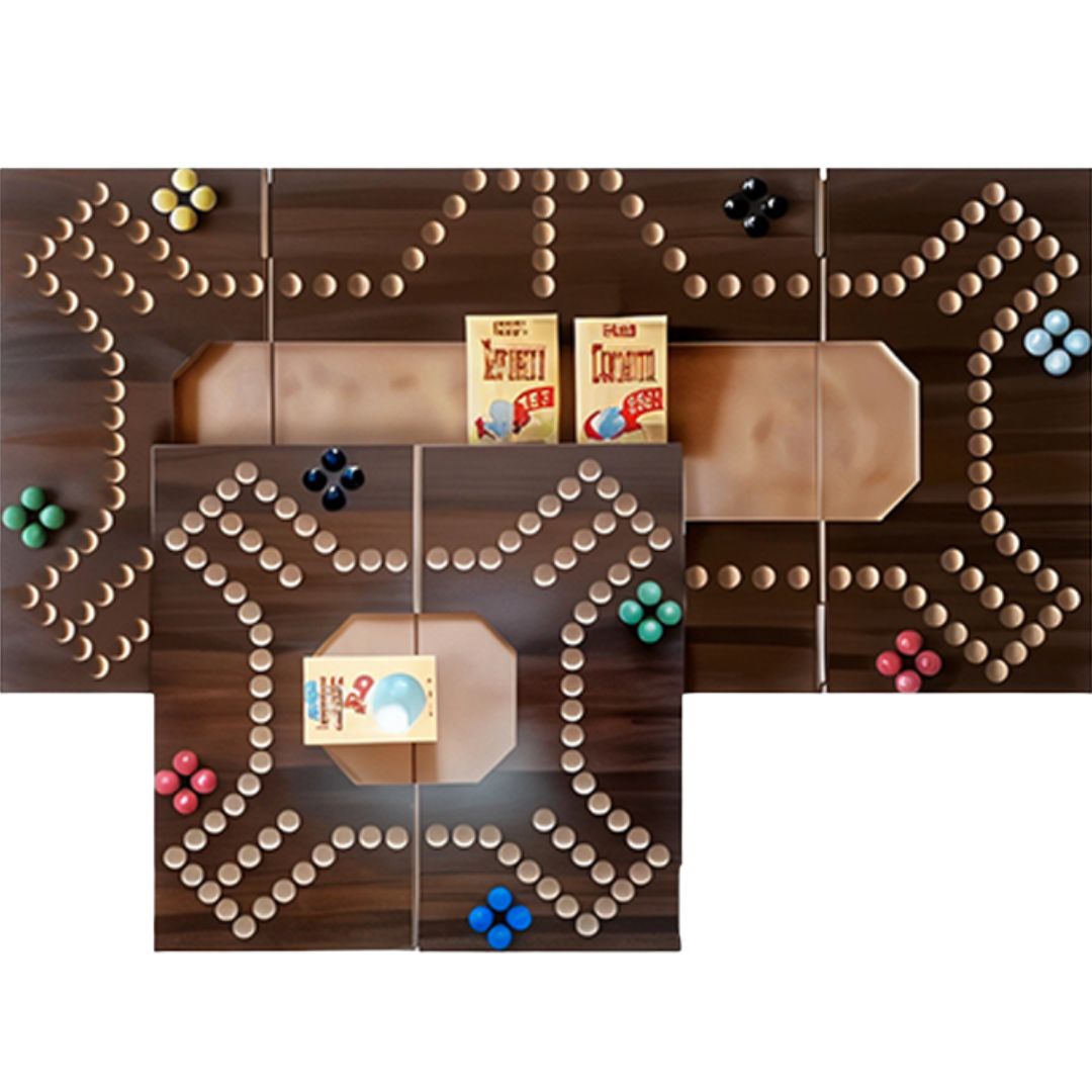 Jackaroo Wooden Board Game Up to 6 Players