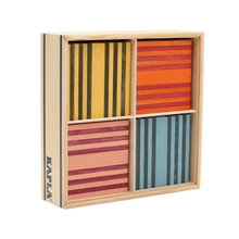 KAPLA 100-Piece Octocolor Wooden Plank Set