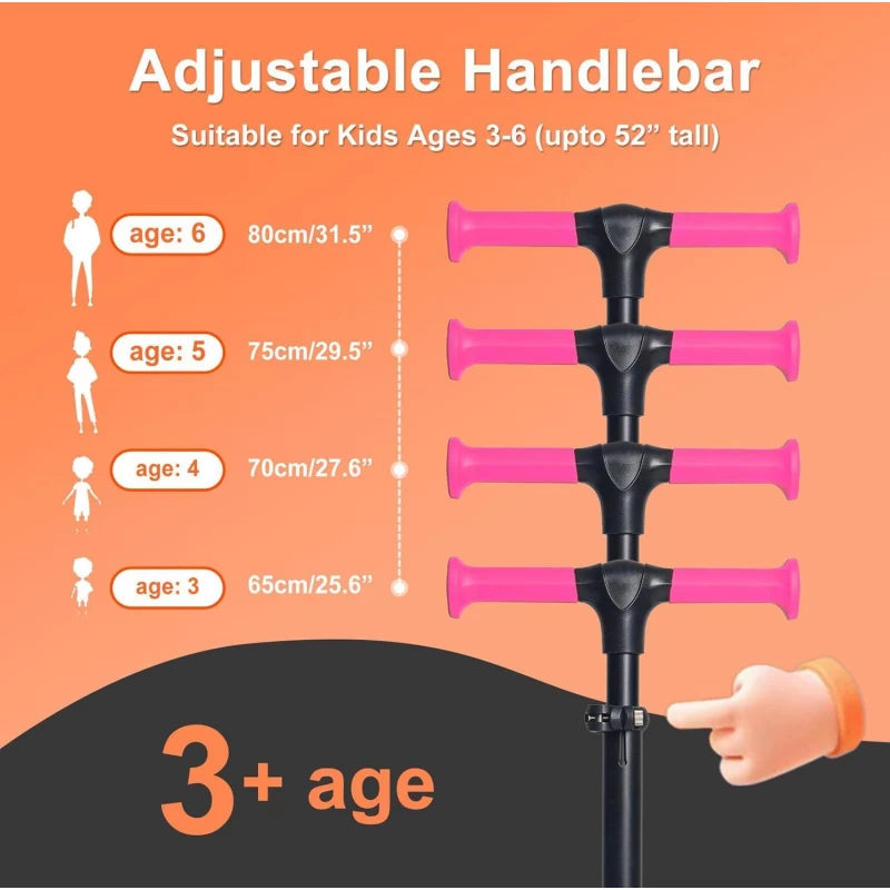 KICK N ROLL 3 Wheels Foldable Ferrari Style Scooter