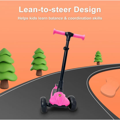 KICK N ROLL 3 Wheels Foldable Ferrari Style Scooter