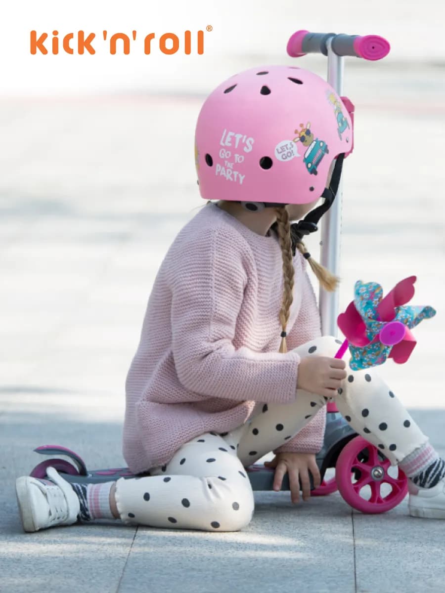 Kick n Roll Sporting Helmet Pink