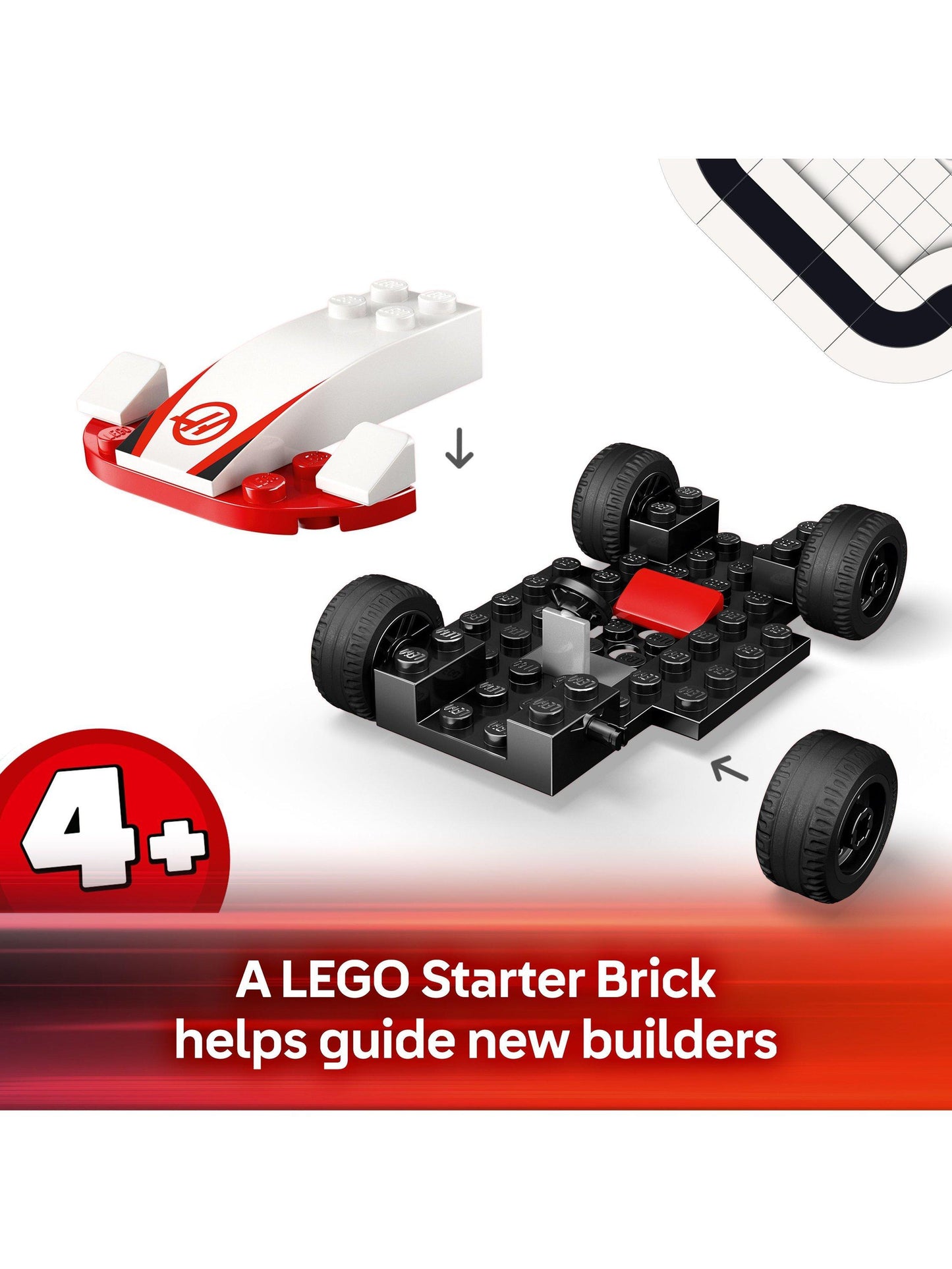 LEGO CITY F1 Williams Racing & Haas F1 Race Car - Wild Willy