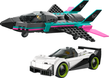 LEGO City Jet vs Car 60489