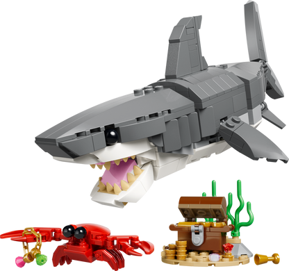 LEGO Creator Fierce Shark with a Treasure Chest 31381