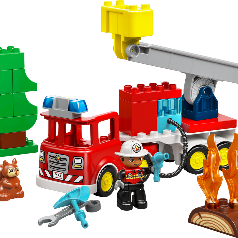 LEGO DUPLO Fire Engine with Hose & Firefighter 10473