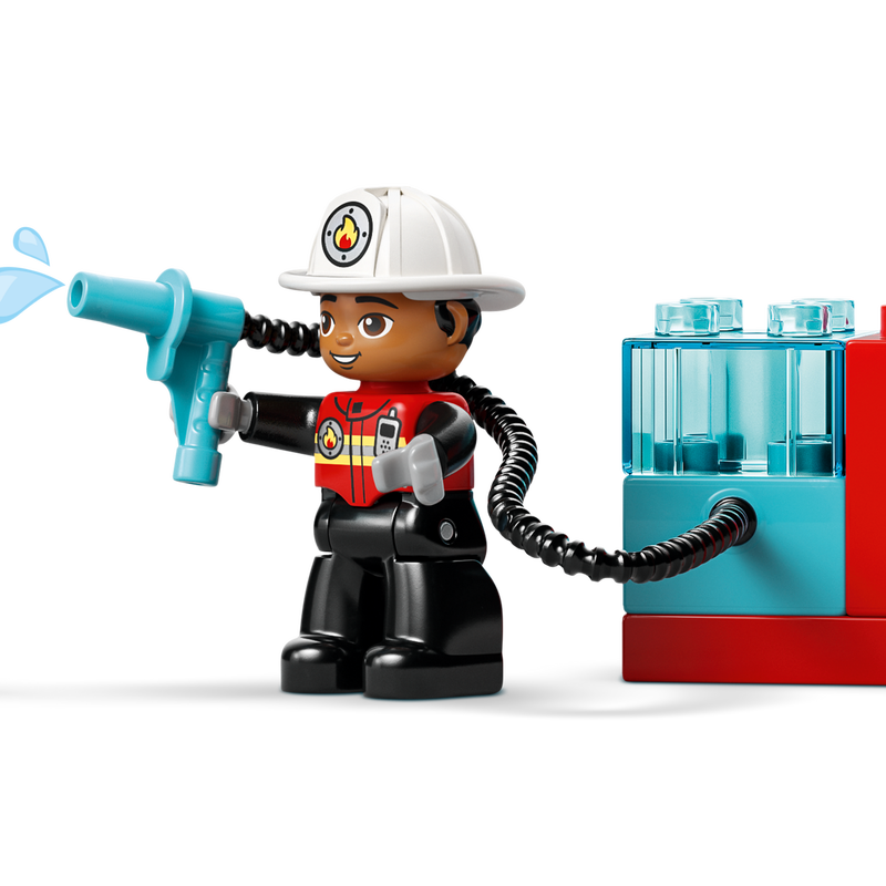 LEGO DUPLO Fire Engine with Hose & Firefighter 10473