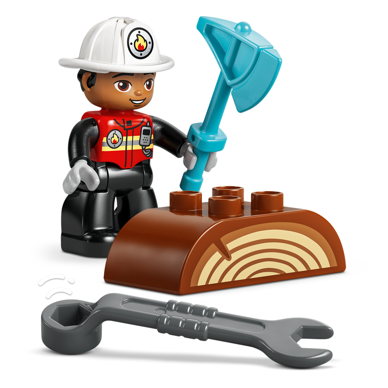 LEGO DUPLO Fire Engine with Hose & Firefighter 10473