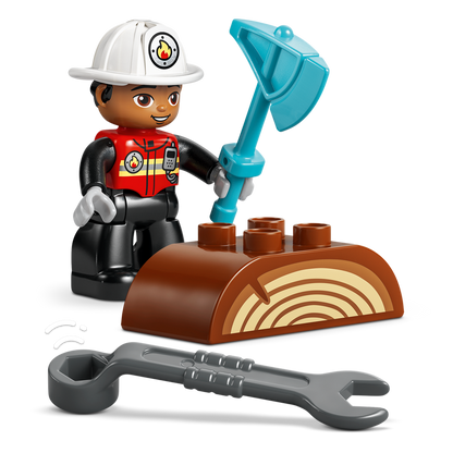 LEGO DUPLO Fire Engine with Hose & Firefighter 10473