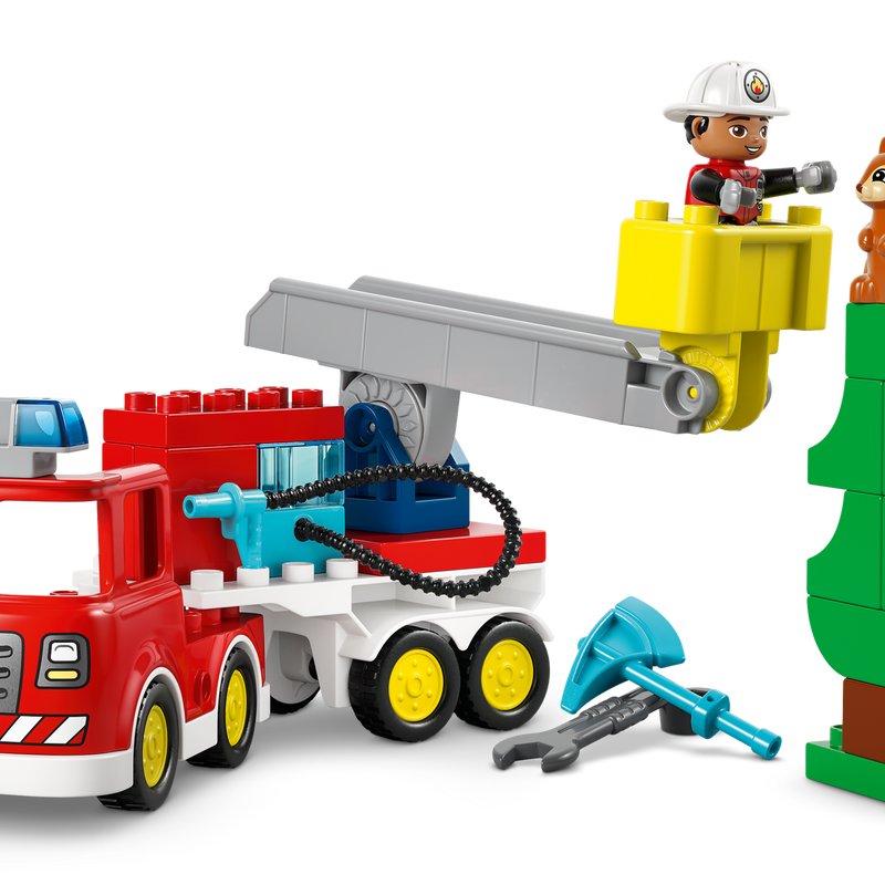 LEGO DUPLO Fire Engine with Hose & Firefighter 10473