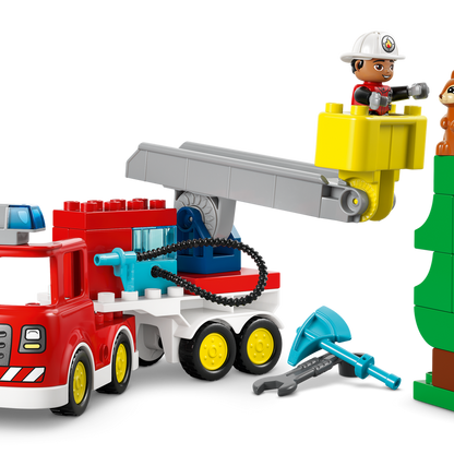 LEGO DUPLO Fire Engine with Hose & Firefighter 10473