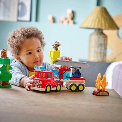 LEGO DUPLO Fire Engine with Hose & Firefighter 10473