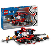 LEGO F1 Pit Stop & Pit Crew with Ferrari Car - Wild Willy
