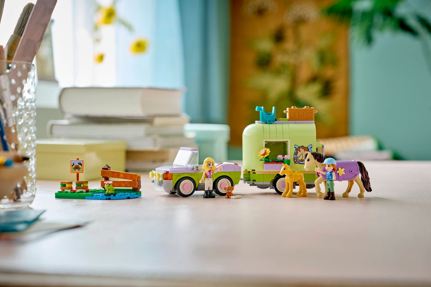 LEGO Friends Horse & Baby Foal Trailer 42695