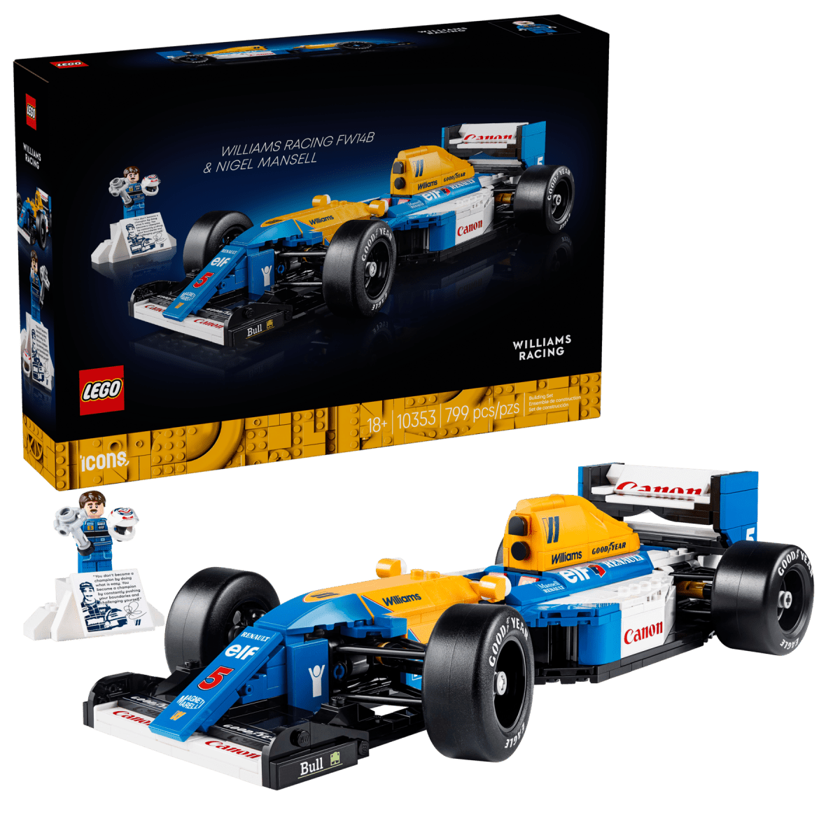 LEGO Ic Williams Racing FW14B Nigel Mansell