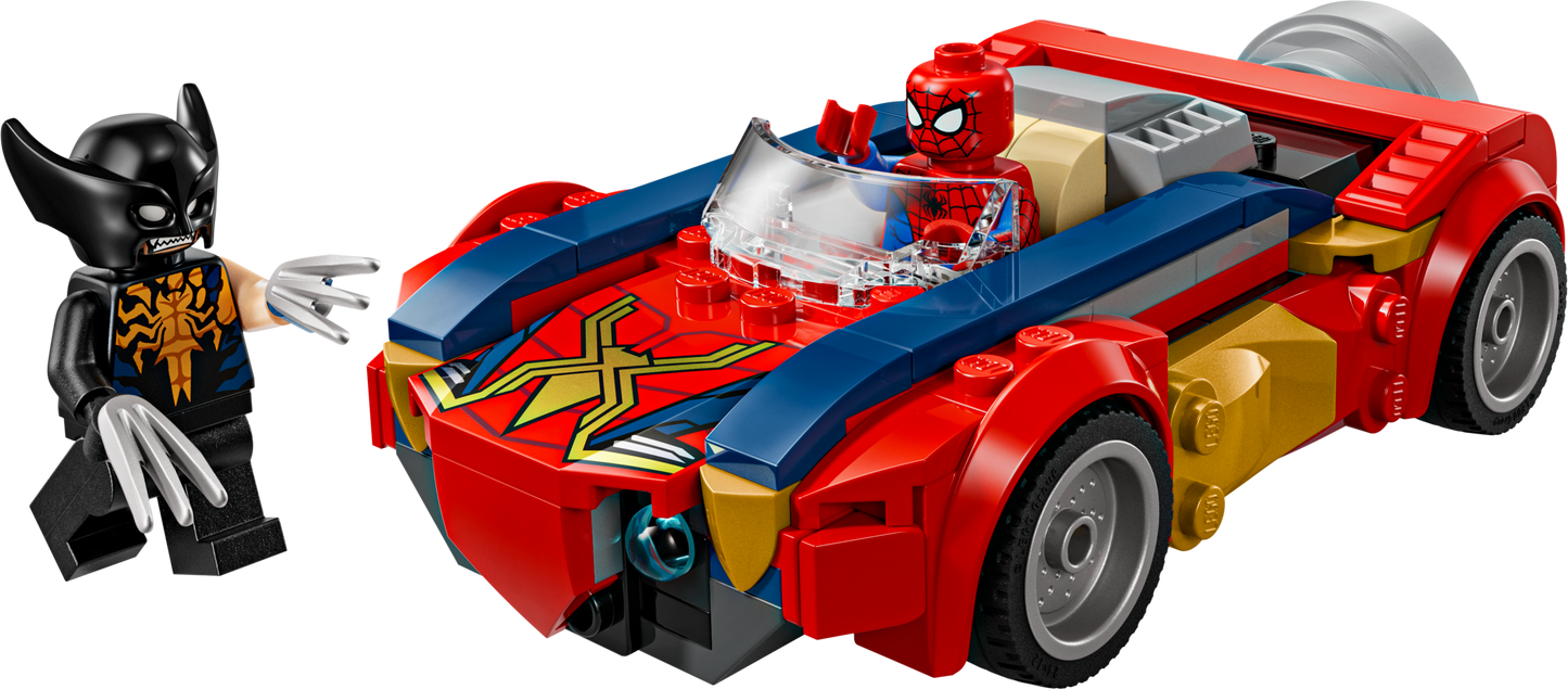 LEGO Marvel Spiderman Car vs Venomized Wolverine 76336