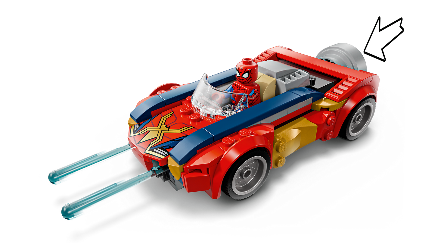LEGO Marvel Spiderman Car vs Venomized Wolverine 76336
