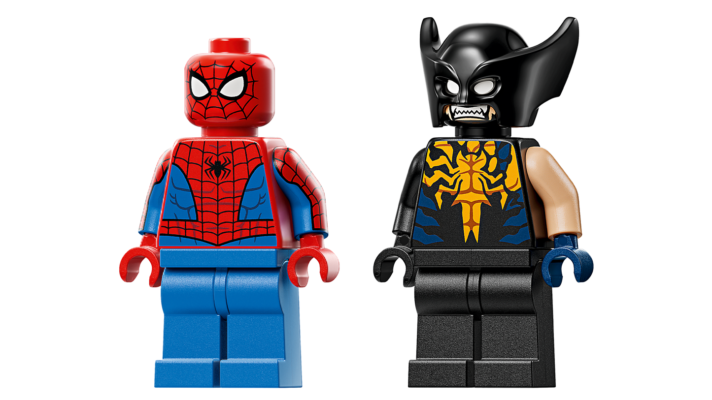 LEGO Marvel Spiderman Car vs Venomized Wolverine 76336