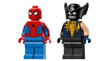 LEGO Marvel Spiderman Car vs Venomized Wolverine 76336