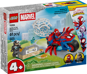 LEGO Marvel Spidey On His Motorcycle VS Rhino 11206 - Wild Willy