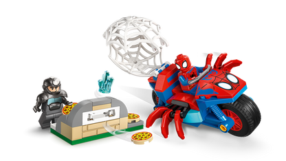 LEGO Marvel Spidey On His Motorcycle VS Rhino 11206