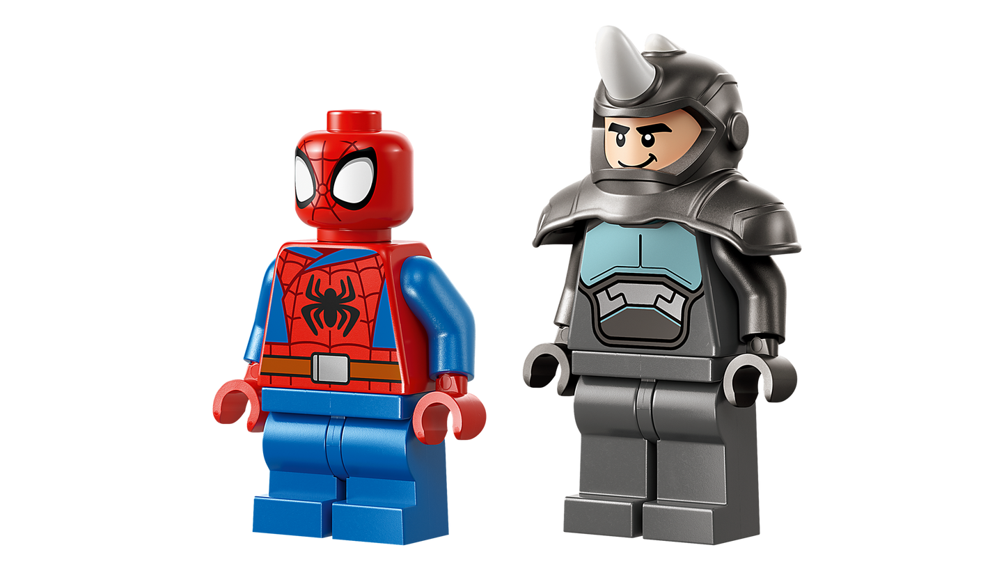 LEGO Marvel Spidey On His Motorcycle VS Rhino 11206