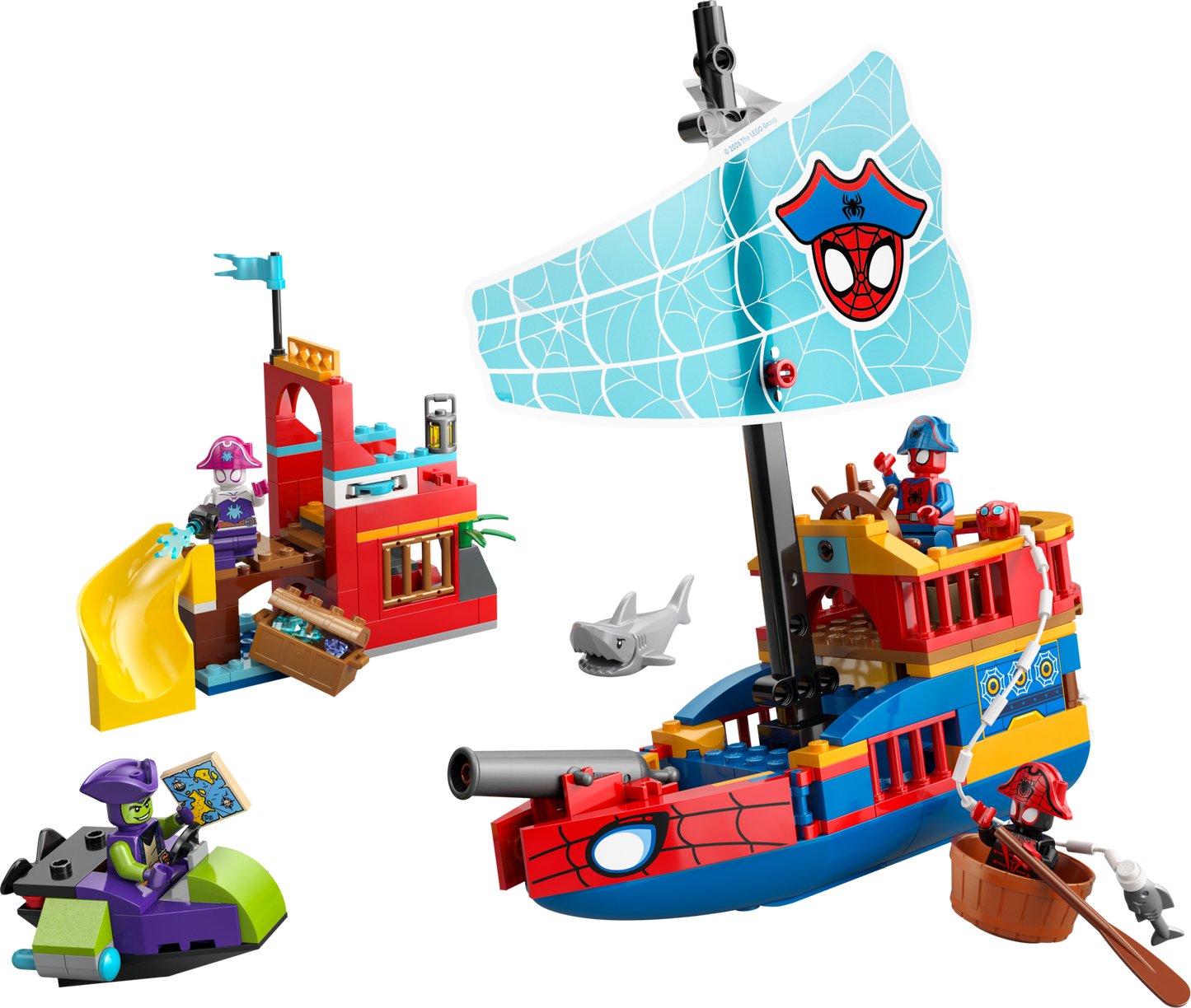 LEGO Marvel Spidey Pirate Ship 11208