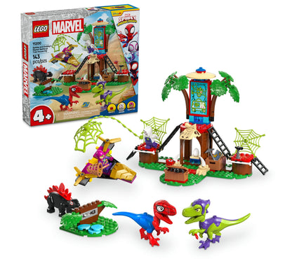 LEGO Marvel Spidey and Gobby’s Raptor Battle at Tree House 11200