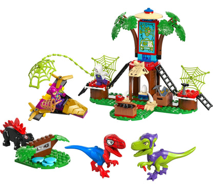 LEGO Marvel Spidey and Gobby’s Raptor Battle at Tree House 11200