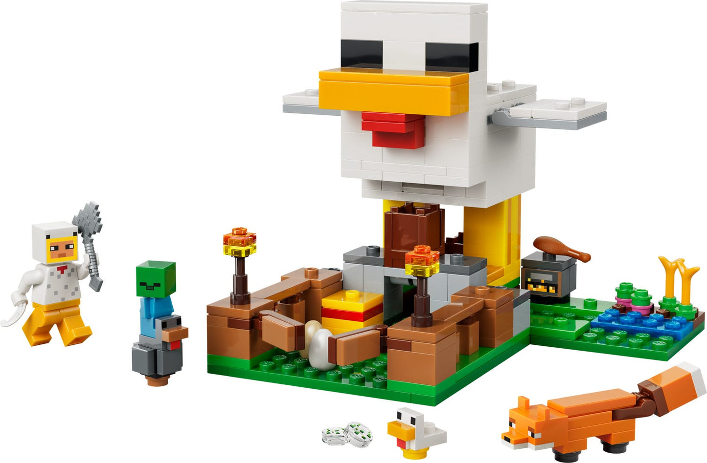 LEGO Minecraft The Chicken Farm 21585