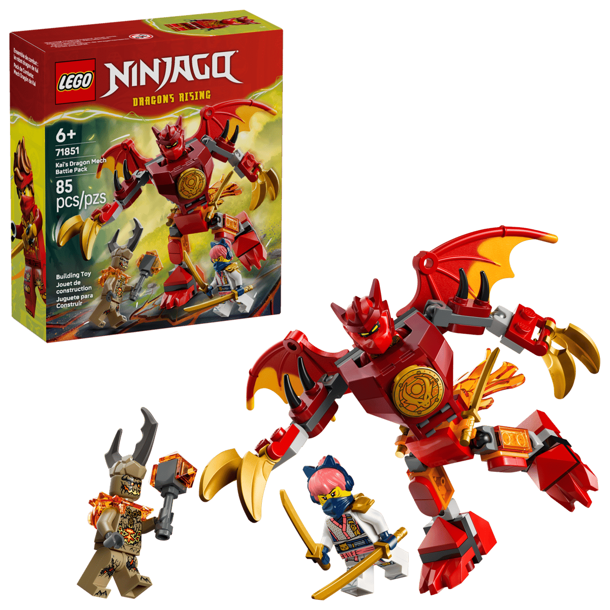 LEGO NINJAGO KAIS DRAGON MECH BATTLE PACK - Wild Willy