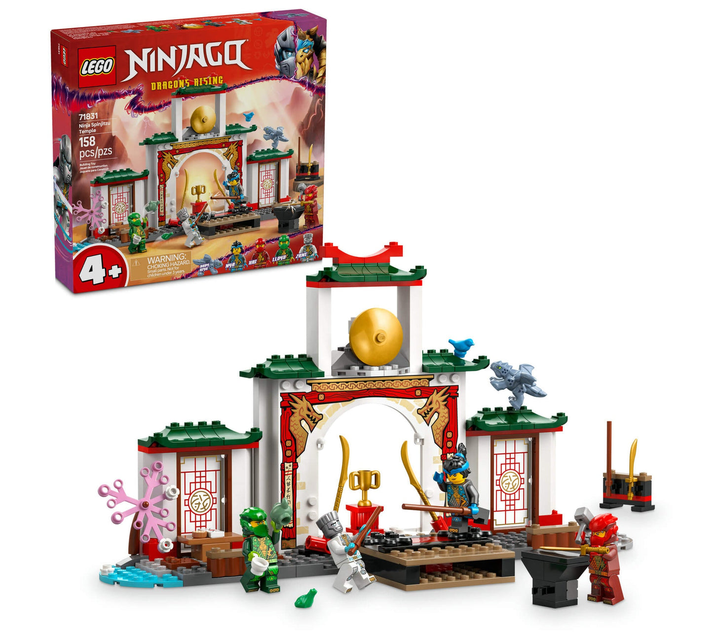 LEGO Ninjago Dragon Rising Ninja Spinjitzu Temple 71831